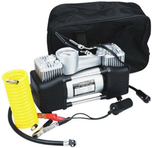 Twin Cylinder Air Compressor Machine Twin Cylinder Air Compressor Machine 4 Wheeler Tyre