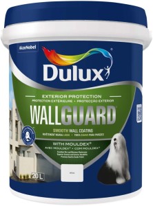 Dulux Wallguard Brilliant White Emulsion Wall Paint