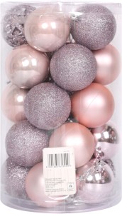 Santa's Trading Xmas Shatterproof Baubles Balls for Indoor Use, Outdoor Use