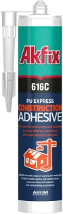Akfix 616C PU Express Construction Adhesive, 310ml Adhesive