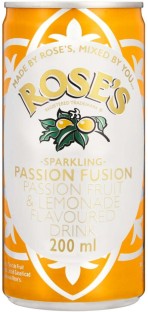 Rose'S Sparkling Passion Fusion - Passion Fruite & Lemonade Flavoured Drink