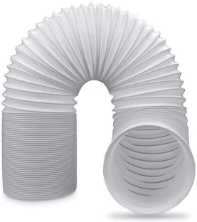 GMC 0 BTU (Portable Exhaust Vent Hose Pipe, Vent Duct - 150mm) Air Conditioner  - White