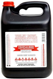 TRIPLE RED Toilet Bowl Descaler and Cleaner
