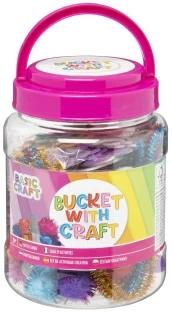 Creative Craft BUCKET WITH CRAFT - PINK Craft Kits Art and Craft Kit