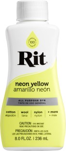 Rit All-Purpose Liquid Dye Neon Yellow Do-it-yourself Kits Art and Craft Kit