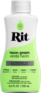 Rit All-Purpose Liquid Dye Neon Green Do-it-yourself Kits Art and Craft Kit