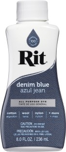 Rit All-Purpose Liquid Dye Denim Blue Do-it-yourself Kits Art and Craft Kit