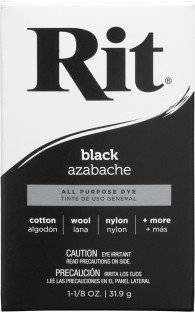 Rit All-Purpose Powder Dye Black Do-it-yourself Kits Art and Craft Kit