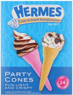 Hermes Ice cream party cones 24'S Icing
