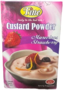FINE MARVELOUS STRAWBERRY CUSTARD POWDER Custard Powder
