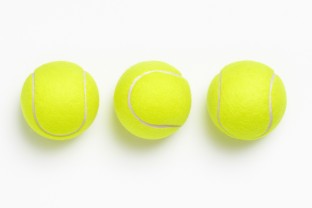 Tennis ball Threeline Tennis balls-Pack of 3(Pets play only) Cricket Tennis Ball - Size: 1