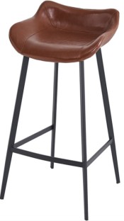 Jost KT-Y241 Leatherette Bar Stool