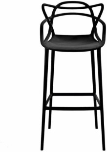 Designer Concepts Elaris Masters Bar Chair Black Plastic Bar Chair