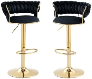 bar chair VBS-BLK-2 Fabric Bar Stool