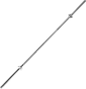 Everlast 1.8M Barbell Bar With Spinlock Collars Multi-training Bar
