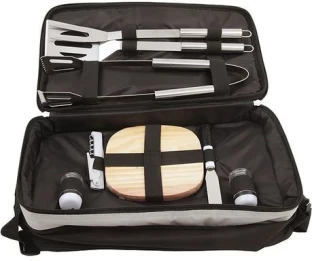 Marco Cooler Bag Braai Set Charcoal Braai