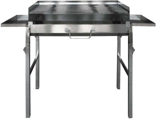 Megamaster Portable Stainless Steel Charcoal Braai