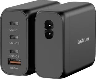 Astrum PRO PD140 100W Fast Charge 4-in-1 Desktop Wall GaN 3 A Multiport Mobile Charger