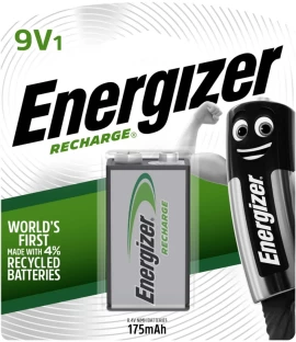 Energizer 9V Rechargeable NIMH  Battery
