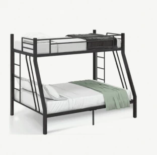Triple Bunk Beds Stand Metal Twin Over Bunk Bed for Kids Teens Triple Bunk Beds Metal Twin Over Bunk Bed Double Bed
