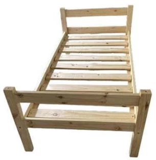 ST Wooden Bed Single Bed