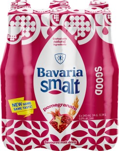 Bavaria Pomegranate Flavoured Malt Non Alcoholic Beer Bottle