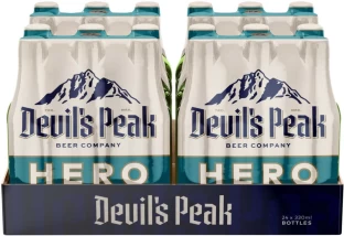 Devil's Peak Hero Non Alcoholic Beer Bottle
