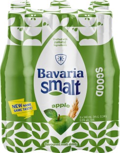 Bavaria Apple Flavoured Malt Non Alcoholic Beer Bottle