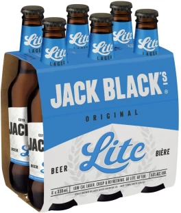 Jack Black Original Beer Lite Bière Lager Bottle