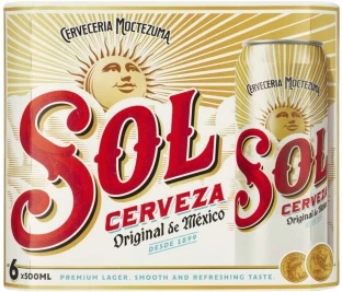 SOL Cerveza Lager Can