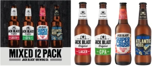 Jack Black Mixed 12 Pack Lager Bottle