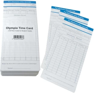 OLYMPIA Time Cards Time & Attendance