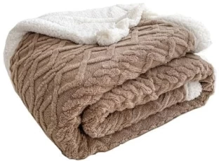 nosana (30 cm x 45 cm) warm flannel fluffy fleece soft thick blanket (Fleece Blanket)