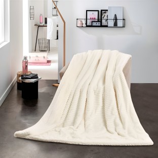 SMTE (180 cm x 210 cm) New Super Soft Reversible Sherpa Blanket (Fleece Blanket)
