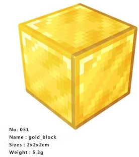 Max (36 gold)Rich selection of magnetic blocks Minecraft cubes DIY Building toys Set 10 pcs 36 gold Characters