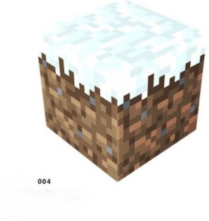 Max (004_snow)Rich selection of magnetic blocks Minecraft cubes DIY Building toys Set 10 pcs 004_snow Characters