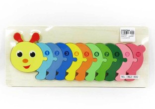 Generic Wooden Caterpillar Toy Animals