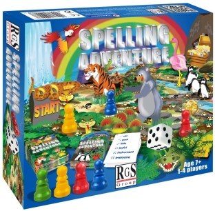 RSG Group Spelling Adventure Game Word Games Board Game