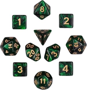 Shanghai Dice Company Bloody Mary-11 pcs set Board Game Accessories Board Game