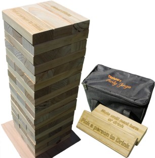 Trendify Giant Party Stacking-Like Building Blocks with Bag Party & Fun Games Board Game