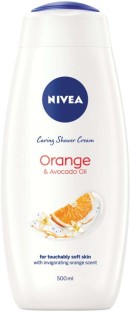 Nivea Orange & Avocado Oil Caring Shower Cream Body Wash