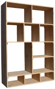 Free standing pine bookshelf Solid pine Free Standing Book Shelf