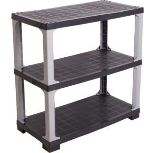 North20 North20 3 Tier Shelf Plastic Free Standing Book Shelf