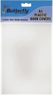 BUTTERFLY A5 Plastic Book Covers Book Wrap Cover