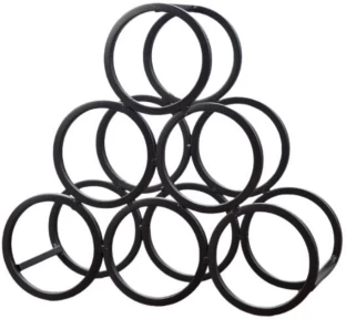 Decorum & Co Steel Wine Rack