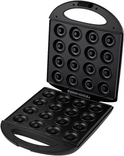 ELCTRO WORLD 1400W Donut Maker - Non-Stick Electric Donut Cooker Waffle Maker