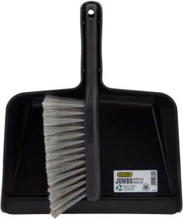 Addis Jumbo Dustpan Set Wet and Dry Plastic Handle Plastic Brush