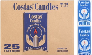Costas Long Burning Candles