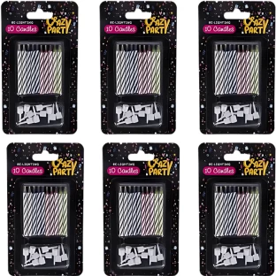 AZ Décor Candle Birthday Re-Lighting 10Pc