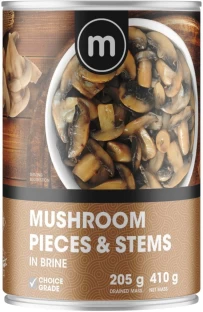 M Mushroom Pieces & Stems Vegetables